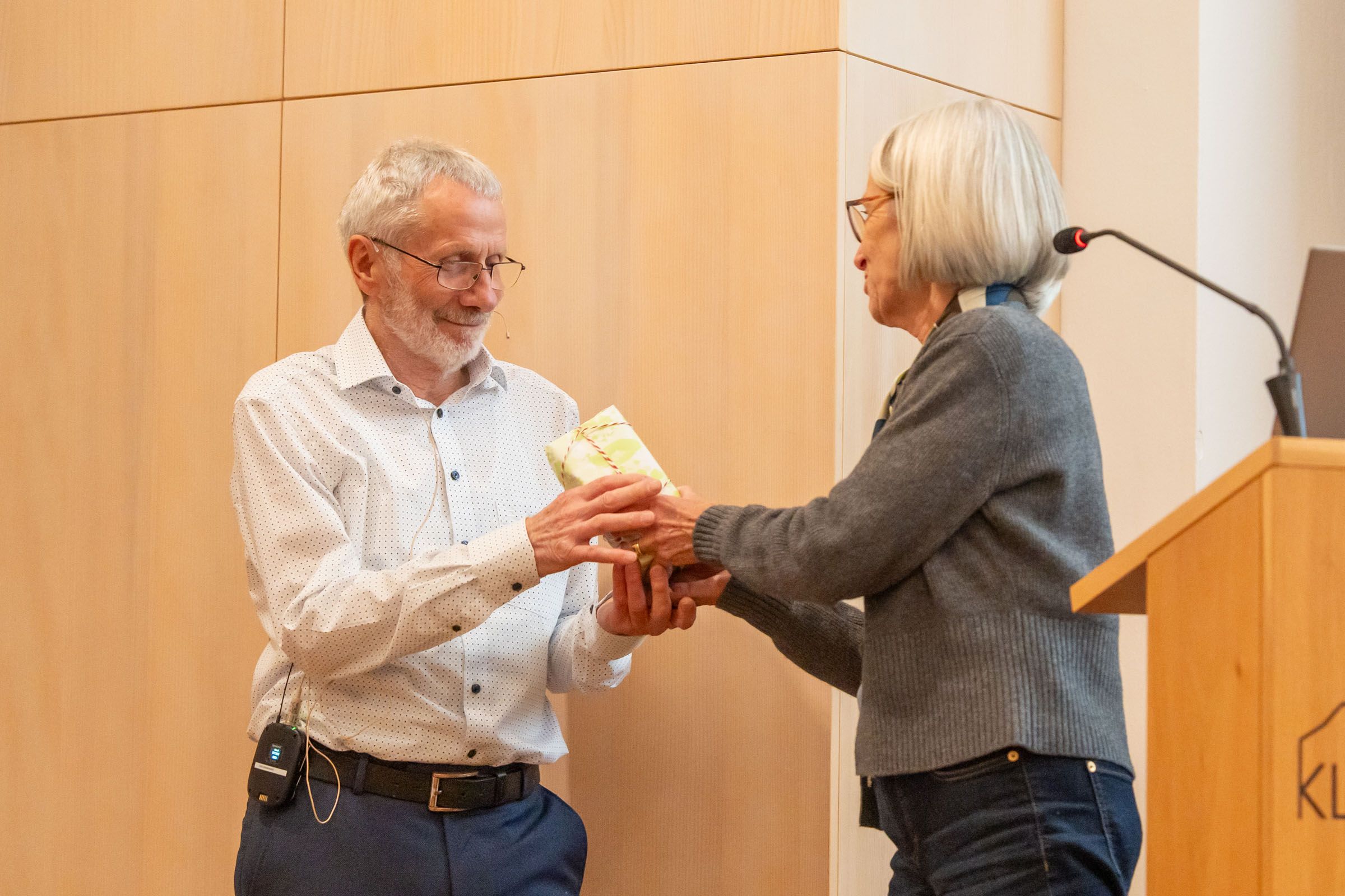 Lisa Voit, Herbert Jans | Bild: Heinrich Inkioferer Wärmepumpe Vortrag