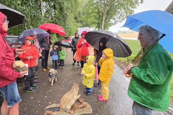 Ferienwanderung zum Biberrevier. Foto: Franz Gumplinger