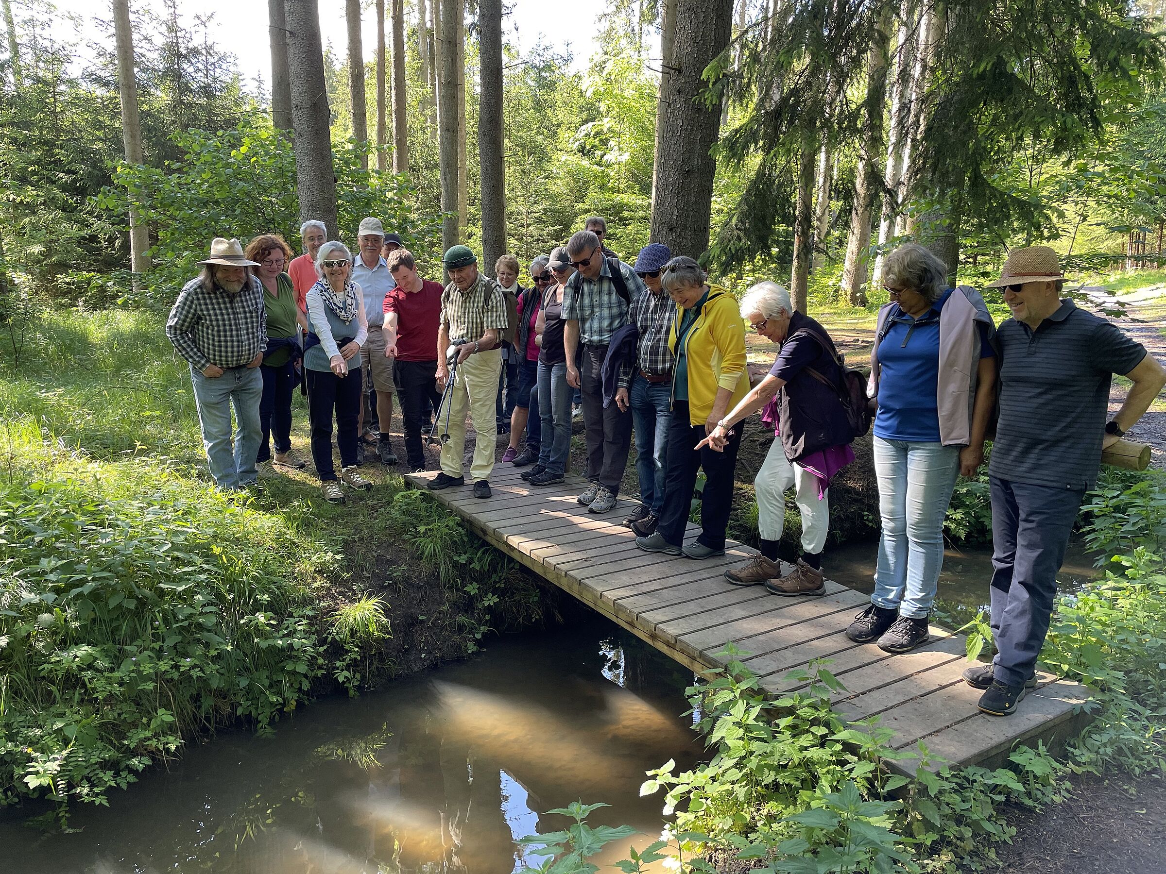 Eine Brücke über den Bucher Graben⎜Bild: C.Stein